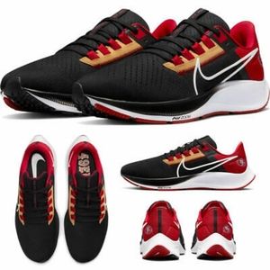 Nike Air Zoom PEGASUS 38 49ers size 11.5 Brand new, Black Red Gold and White